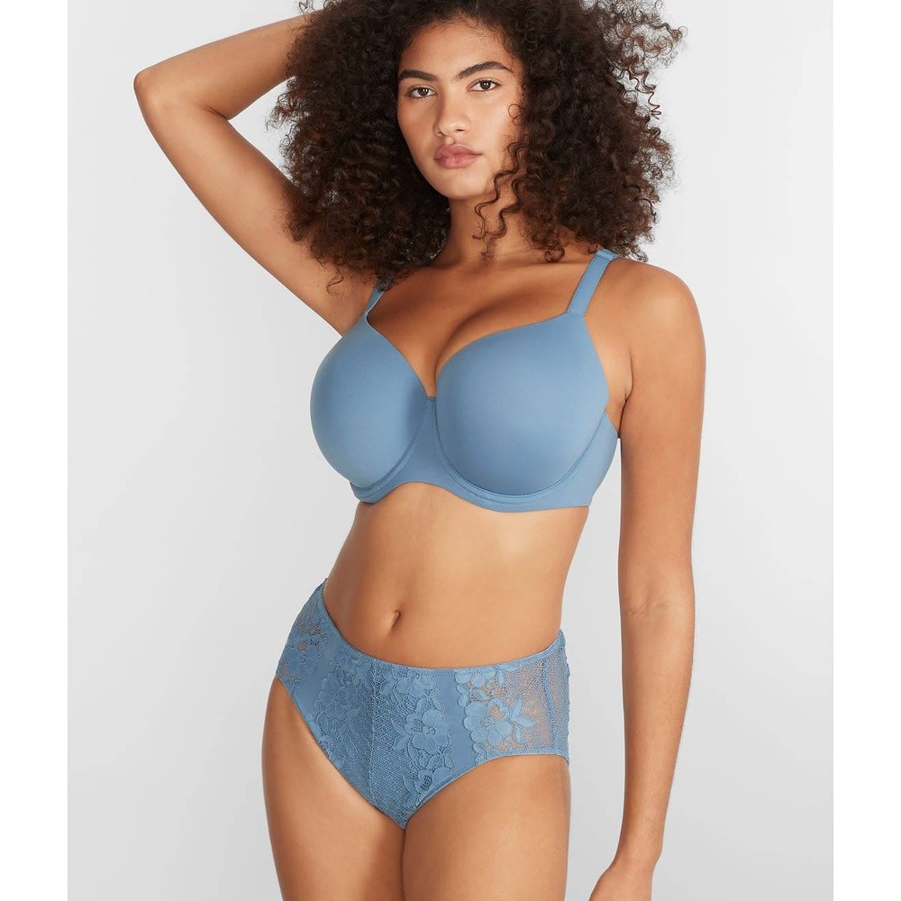Bare necessities blue gray mid rise bundle set size XL